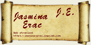 Jasmina Erac vizit kartica